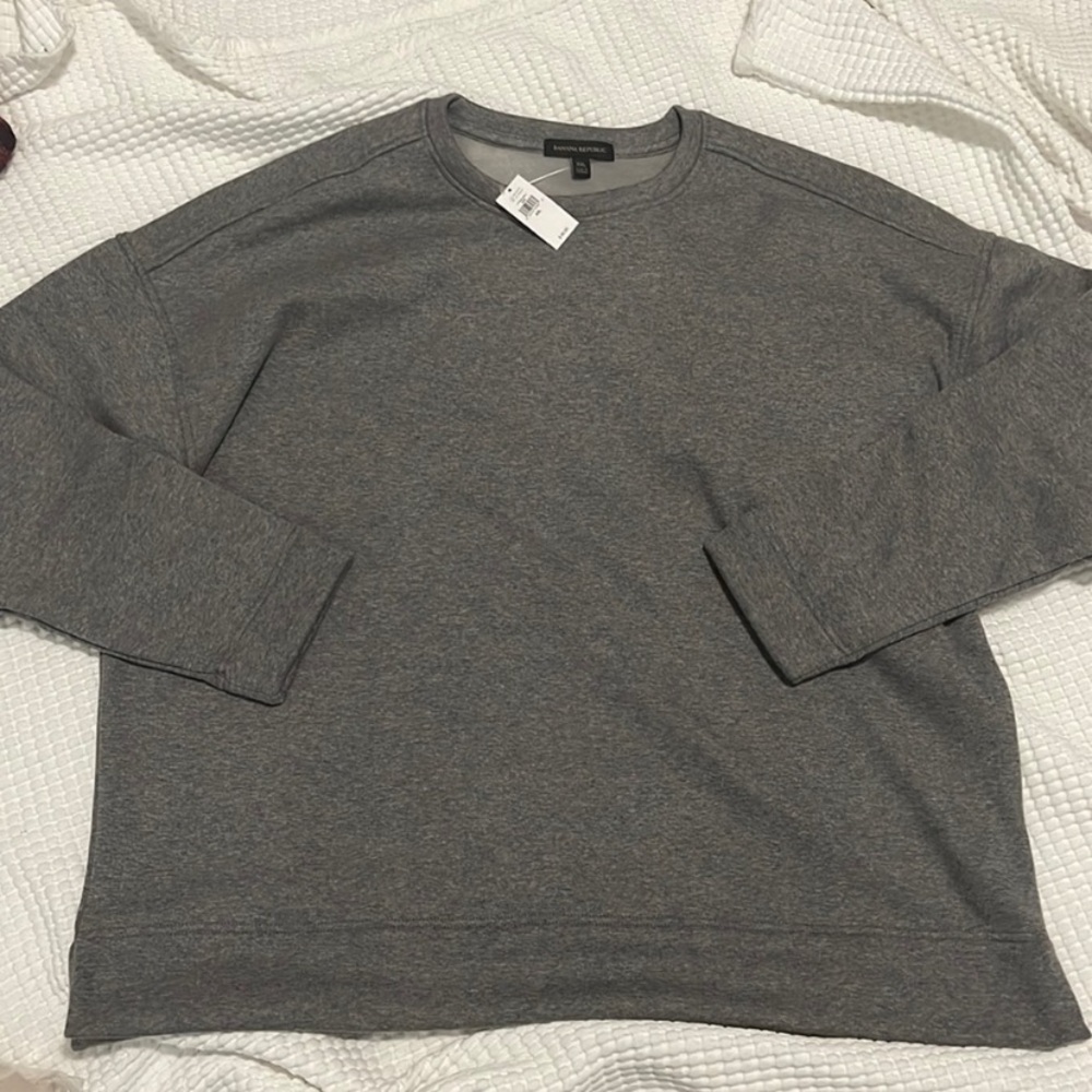 NWT Banana Republic Gray Sweatshirt XXL